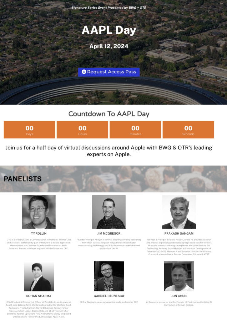 Rohan Sharma as an expert on Apple AI Strategy on Apple Day Panel