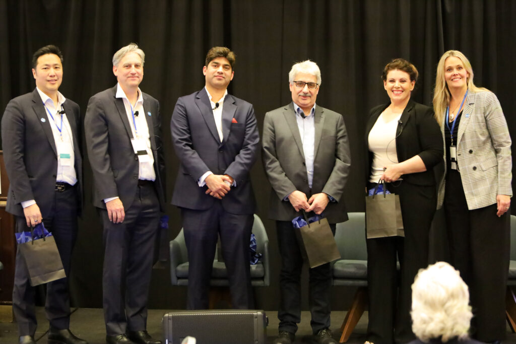 Rohan Sharma, global inclusive policy expert and award-winning technology executive, speaking at a CIO panel alongside industry leaders. TEDx speaker and AI transformation leader featured for his work with Apple, Disney, and Fortune 100s.